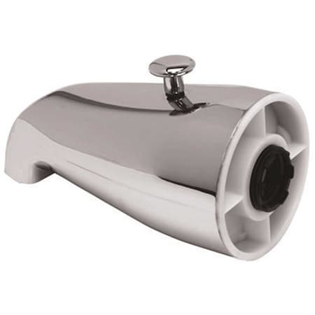 3/4 In IPS Bathtub Spout W/ Top Diverter In Chrome